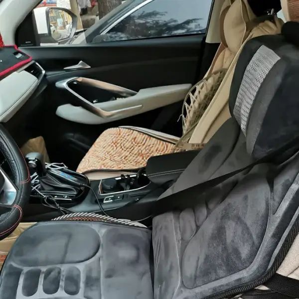 Кресло-массажер для спины, шеи, тела Benbo YJ 308D-lux, массажная накидка на сиденье авто с вибромассажем 20000038 фото